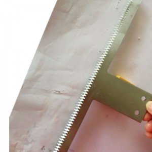 couteau de scie pour la coupe de sacs en plastique